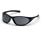Image of Pyramex Zone II Safety Glasses - Gray Lens, Blue Wood Frame