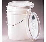 Image of Qorpak Pails and Lids, High-Density Polyethylene, Qorpak 7046/4 Lids Plain, Case of 4