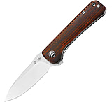 Image of QSP Knife Hawk Cocobolo Satin 3.25in Folding Knife