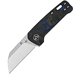 Image of QSP Knife QSP Mini Penguin Linerlock CF 2.25 in Carbon Steel Folding Knife