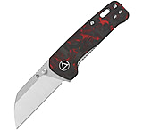 Image of QSP Knife Mini Penguin Linerlock Red CF