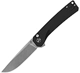Image of QSP Knife Osprey XL Button Lock Black