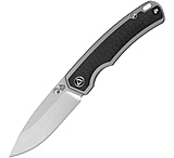 Image of QSP Knife QSP Puffin Framelock Titanium QS127E1 3.00 in Carbon Steel Folding Knife