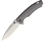 Image of QSP Knife Woodpecker Framelock Gray