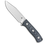 Image of QSP Knife QSP Bison Fixed Blade Knife Denim Jean Micarta 4.5 Satin QS134-B 65D2541C