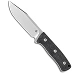 Image of QSP Knife QSP Bison Fixed Blade Knife Linen Micarta 4.5 Satin QS134-A D79FD206