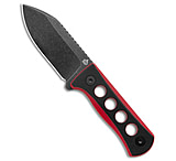Image of QSP Knife QSP Canary Neck Knife Fixed Blade Black/Red G-10 2.5 BW 245FB76B