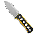 Image of QSP Knife QSP Canary Neck Knife Fixed Blade Black/Yellow G-10 2.5 SW FDD00C64