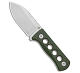 Image of QSP Knife QSP Canary Neck Knife Fixed Blade Green Micarta 2.5 SW 96123171