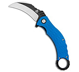 Image of QSP Knife QSP Eagle Liner Lock Karambit Knife Blue G-10 3.12 Black/Satin D69D0584