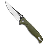 Image of QSP Knife QSP Gavial Liner Lock Knife OD Green G-10 4 Two-Tone 6C8D5357