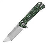 Image of QSP Knife QSP Grebe T Button Lock Pocket Knife S35VN Blade Carbon Fiber Handle ECB3D844