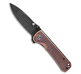 Image of QSP Knife Hawk Liner Lock Knife Textured Copper 3.25 Black Stonewash 3C7BBD3D