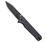 Image of QSP Knife Mamba V2 Liner Lock Flipper Knife Black Micarta 3.5 Black SW D2 73AA8FBF