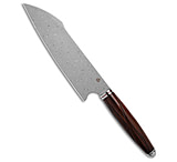 Image of QSP Knife QSP Mulan Series 8 Harpoon Chef Kitchen Knives Desert Iron Wood Damascus 04AF36B5