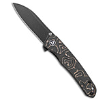 Image of QSP Knife QSP Otter Flipper Liner Lock Knife Copper Foil Carbon Fiber 2.7 Black S35VN E4415936