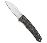 Image of QSP Knife QSP Otter Flipper Liner Lock Knife Copper Foil Carbon Fiber 2.7 Satin S35VN 535C9832