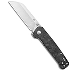Image of QSP Knife QSP Penguin Liner Lock Knife Black G-10/Carbon Fiber 3.25 Satin 8E8126E6