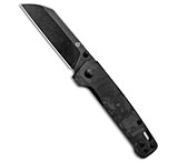 Image of QSP Knife QSP Penguin Liner Lock Knife Black G-10/CF 3.25 Black Stonewash 333C69DE