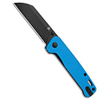Image of QSP Knife QSP Penguin Liner Lock Knife Blue Diamond Aluminum 3 Black S90V 444AC721