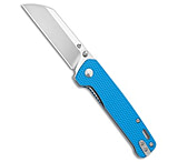 Image of QSP Knife QSP Penguin Liner Lock Knife Blue Diamond Aluminum 3 Satin S90V F589465E