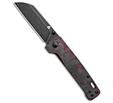 Image of QSP Knife QSP Penguin Liner Lock Knife Shredded G-10 Red 3.1 Black SW 1D025397