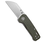 Image of QSP Knife QSP Penguin Mini Liner Lock Knife Green Micarta 2.25 Satin F0C07982