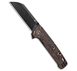 Image of QSP Knife QSP Penguin Plus Frame Lock Knife Copper Foil Carbon Fiber/Titanium 3.38 BW 9BABBC95