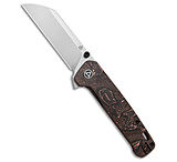Image of QSP Knife QSP Penguin Plus Frame Lock Knife Copper Foil Carbon Fiber/Titanium 3.38 Sat 2CB67D91
