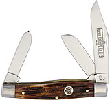 Image of Queen Cattle King Stag Bone Folding Knife