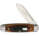 Image of Queen Executive Jack Amber Stag Folding Knife