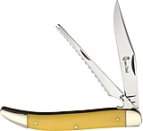 Image of Queen Fish Yellow Handle Stainless Steel Folding Knife