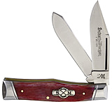 Image of Queen Gunstock Red Bone Folder Folding Knife