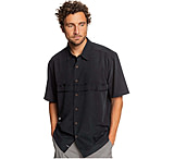 Image of Quiksilver Waterman Tahiti Palms Short Sleeve Shirt - Men's