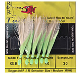 Image of R&amp;R Tackle Sabiki Goggle Eye Rig 6 Hook, #15 SS Hook S
