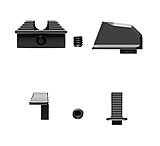 Image of Radian Weapons G9003 Stealth Back-Up Sights Iron Compatible W/Walther PDP 2.0 RM