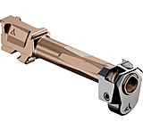Image of Radian Weapons Glock 19 Gen 6 and Glock 45 Gen 6 Ramjet 9mm Luger Non-Threaded Pistol Barrel w/Afterburner Compensator, 4.9 inch, 1-14 LH Twist, Radianite, Bronze, R0986