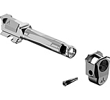 Image of Radian Weapons Glock 43X 9mm RAMJET Barrel w/ AFTERBURNER Compensator, 3.9in, 1-10 Twist, Black/Grey, R0870