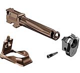 Image of Radian Weapons Glock 43X 9mm RAMJET Barrel w/ AFTERBURNER Compensator, 3.9in, 1-10 Twist, Bronze + Glock 43X/48 Anchor and Pistol Magwell, Bronze