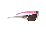 Image of Radians Bone Collector Covey Shooting Glasses - Pink w/ Smoke Lenses