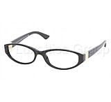 Image of Ralph Lauren RL 6032 Eyeglasses Styles: Brown Striped Transparent Frame w/Non-Rx 52 mm Lenses