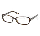 Image of Ralph Lauren RL 6044 Eyeglasses Styles: Dark Blue Transparent Frame w/Non-Rx 55 mm Lenses
