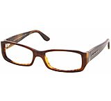 Image of Ralph Lauren RL 6018 Eyeglasses Styles: Top Brown/Yellow Havana Frame w/Non-Rx 50 mm Lenses