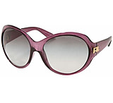 Image of Ralph Lauren RL8031 SV Prescription Sunglasses: Violet Transparent Frame / 61 mm Prescription Lenses
