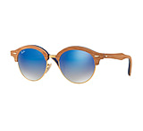 Image of Ray-Ban CLUBROUND WOOD RB4246M Bifocal Prescription Sunglasses