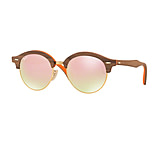 Image of Ray-Ban CLUBROUND WOOD RB4246M Progressive Prescription Sunglasses