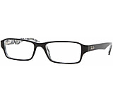 Image of Ray-Ban RX5161 SV Prescription Eyeglasses - Ray-Ban RX5161 SV Prescription Eyeglasses - Ray-Ban RX5161 SV Prescription Eyeglasses - Top Havana/Green Tr Non-Rx Lens Frame / 53 mm Prescription Lenses