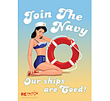 Image of RE Factor Tactical Join the Navy Poster