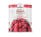 Image of ReadyWise Simple Kitchen Freeze-Dried Raspberries - 3 CT Case