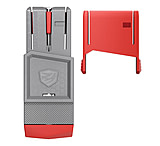 Real Avid Smart-Fit AR-15 Vise Block w/AR-10 Sleeve, Grey/Red, Medium, AV1015SFVB